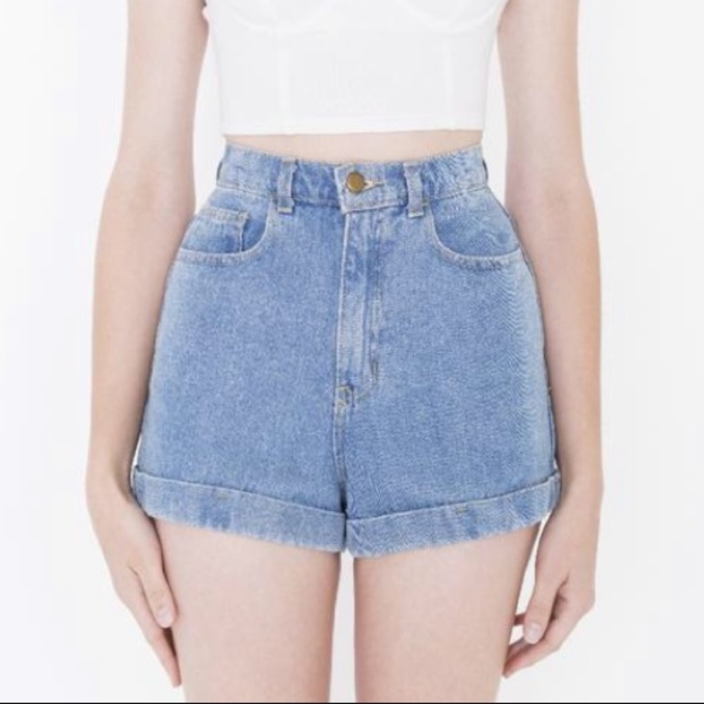 American Apparel Jean Shorts